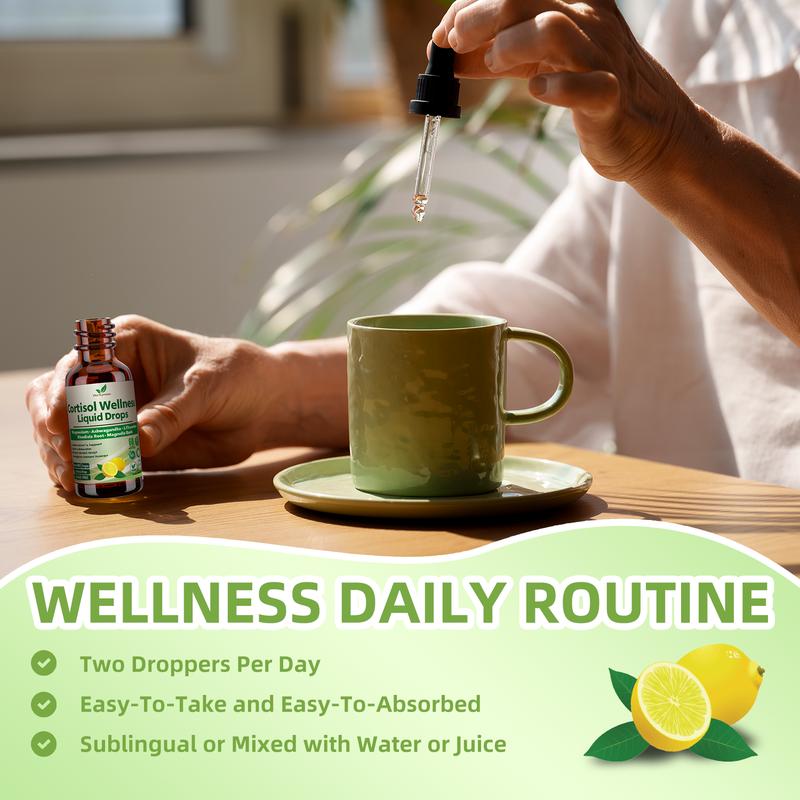 Nuveezy Cortisol Wellness Drops (60 mL)