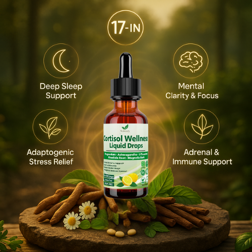 Nuveezy Cortisol Wellness Drops (60 mL)