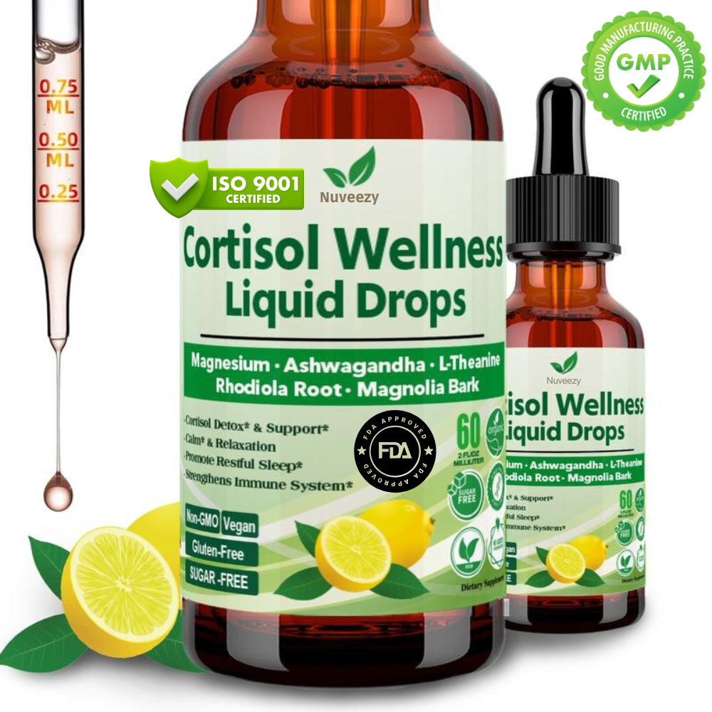 Nuveezy Cortisol Wellness Drops (60 mL)