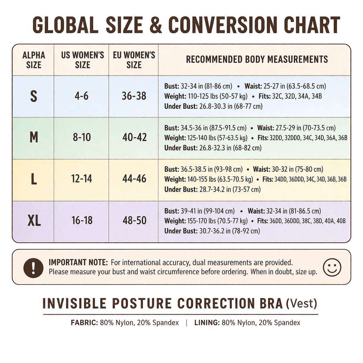 NuAlign™ Posture Lift Bra